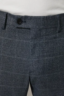 Strellson Hosen-Chino Code, dunkelblau kariert