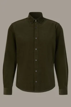 Strellson Hemden-Cord-Hemd Corey, oliv