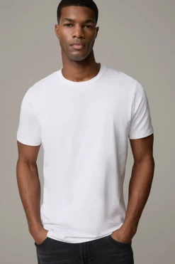 Strellson Unterwäsche|Tshirts & Sweats-Cotton Stretch T-Shirt 2er Pack, wei&szlig;