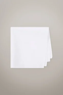 Strellson Krawatten-Einstecktuch, wei&szlig;