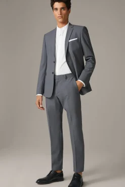 Strellson Anzüge-Flex Cross Anzug Allen-Mercer, grau meliert