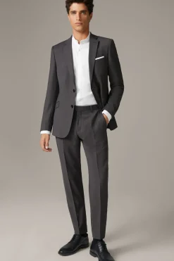 Strellson Anzüge-Flex Cross Anzug Allen-Mercer, dunkelgrau strukturiert