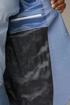 Strellson Anzüge-Flex Cross Anzug Caleb-Madden, hellblau meliert