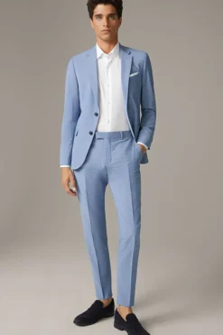 Strellson Hosen-Flex Cross Anzughose Madden, hellblau meliert