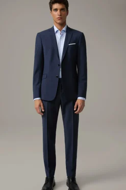 Strellson Hosen-Flex Cross Anzughose Mercer, meliert