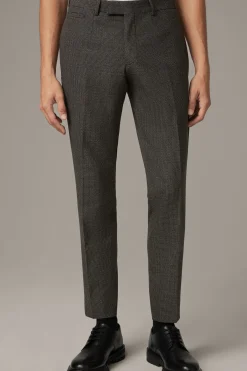 Strellson Hosen-Flex Cross Baukasten-Anzughose Kynd, dunkelbraun-schwarz gemustert