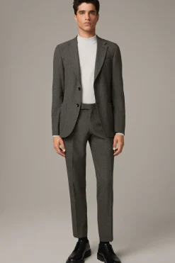 Strellson Hosen-Flex Cross Baukasten-Anzughose Kynd, dunkelbraun-schwarz gemustert