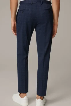 Strellson Hosen-Flex Cross Baukasten-Anzughose Kynd, dunkelblau kariert