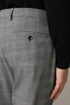 Strellson Hosen-Flex Cross Baukasten-Anzughose Kynd, grau kariert