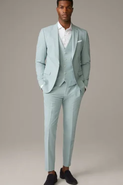 Strellson Hosen-Flex Cross Baukasten-Anzughose Madden, mint piqué