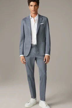 Strellson Hosen-Flex Cross Baukasten-Anzughose Kynd, grau meliert