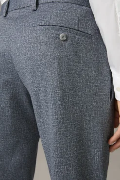 Strellson Hosen-Flex Cross Baukasten-Anzughose Kynd, grau meliert