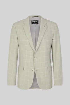 Strellson Baukastenanzüge|Anzüge-Flex Cross Baukasten-Anzug Aidan-Melwin, hellgr&uuml;n kariert