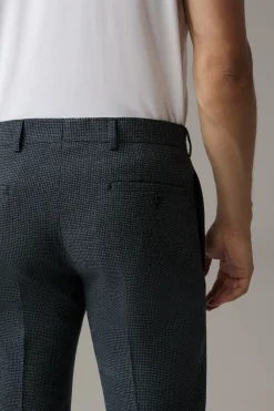 Strellson Hosen-Flex Cross Baukasten-Hose Kynd, dunkelblau kariert