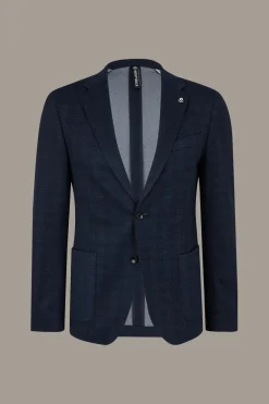 Strellson Sakkos-Flex Cross Baukasten-Sakko Arndt, dunkelblau kariert