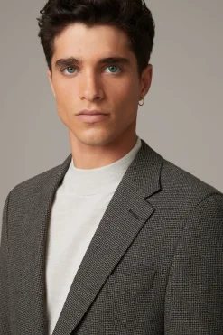 Strellson Sakkos-Flex Cross Baukasten-Sakko Arndt, dunkelbraun-schwarz gemustert