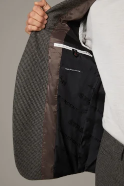 Strellson Sakkos-Flex Cross Baukasten-Sakko Arndt, dunkelbraun-schwarz gemustert