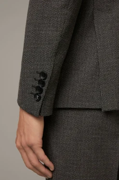 Strellson Sakkos-Flex Cross Baukasten-Sakko Arndt, dunkelbraun-schwarz gemustert