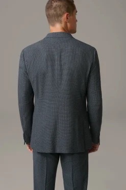 Strellson Sakkos-Flex Cross Baukasten-Sakko Arndt, dunkelblau kariert