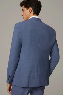 Strellson Sakkos-Flex Cross Baukasten-Sakko Aidan, blau meliert