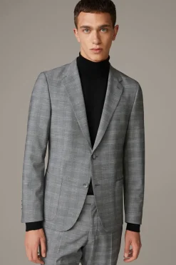 Strellson Sakkos-Flex Cross Baukasten-Sakko Arndt, grau kariert