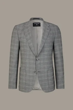 Strellson Sakkos-Flex Cross Baukasten-Sakko Arndt, grau kariert