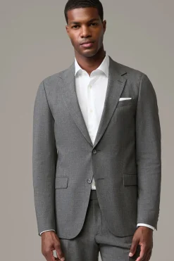 Strellson Sakkos-Flex Cross Baukasten-Sakko Alzer, grau meliert