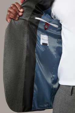 Strellson Sakkos-Flex Cross Baukasten-Sakko Alzer, grau meliert