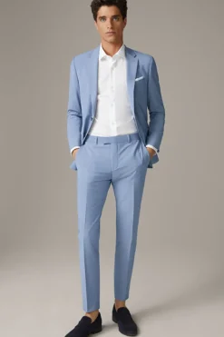 Strellson Sakkos-Flex Cross Baukasten-Sakko Caleb, hellblau meliert