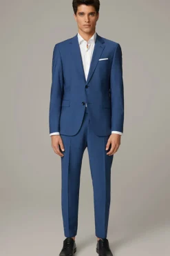 Strellson Sakkos-Flex Cross Baukasten-Sakko Aidan, blau meliert