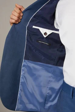 Strellson Sakkos-Flex Cross Baukasten-Sakko Aidan, blau meliert