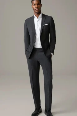 Strellson Sakkos-Flex Cross Baukasten-Sakko Allen 2.0, anthrazit meliert