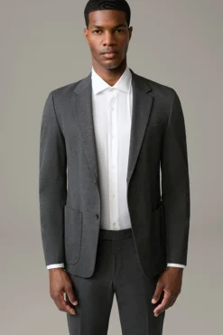 Strellson Sakkos-Flex Cross Baukasten-Sakko Arndt, dunkelgrau meliert