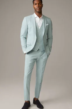 Strellson Sakkos-Flex Cross Baukasten-Weste Ves, mint piqué