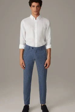 Strellson Hosen-Flex Cross Chino Code, hellblau meliert