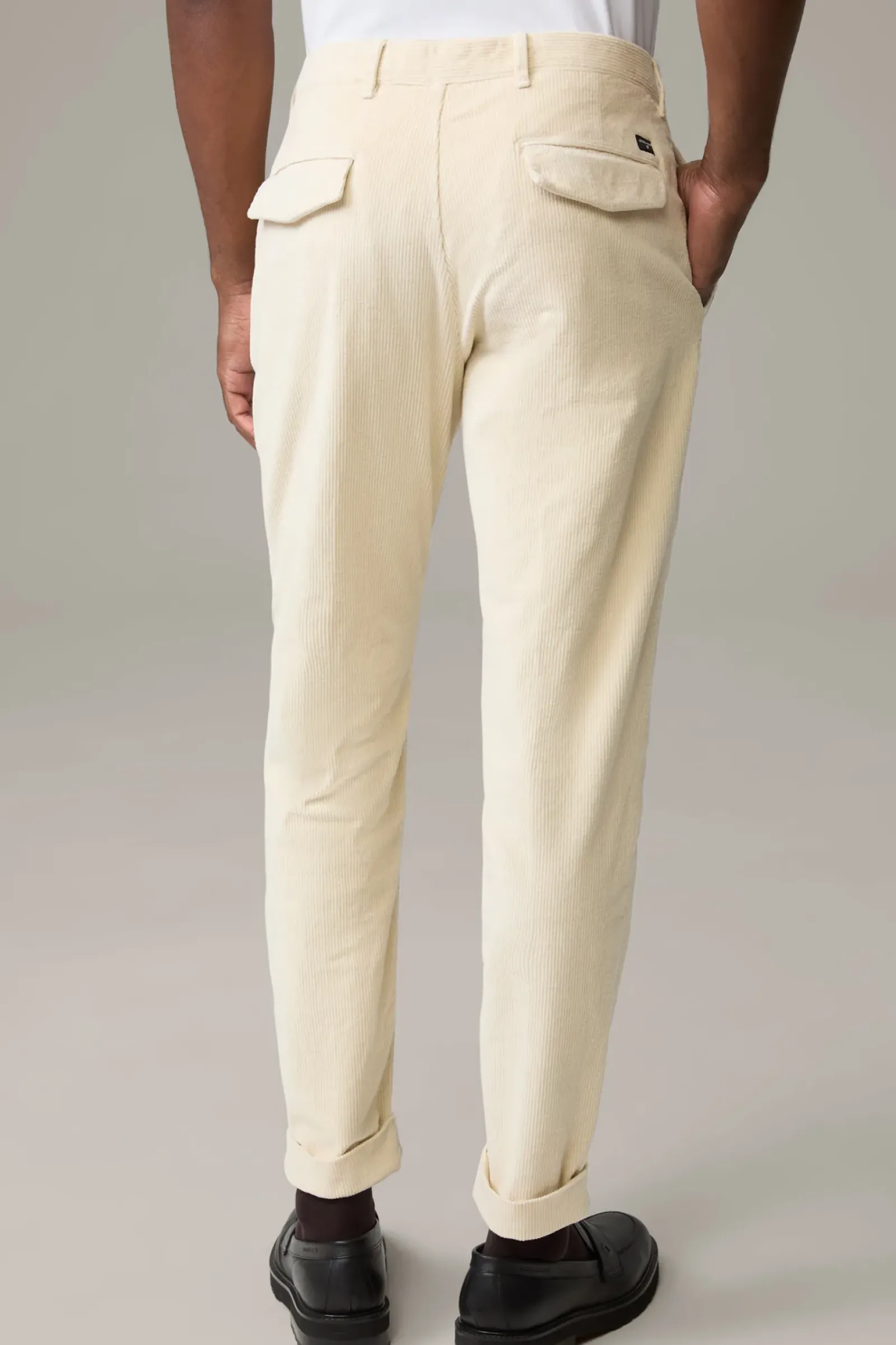 Strellson Hosen-Flex Cross Cordhose Luc, creme