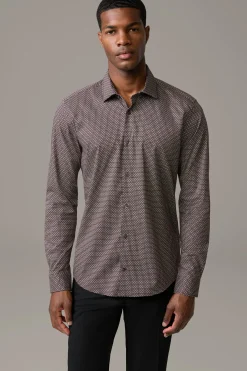 Strellson Hemden-Flex Cross Hemd Stan, gemustert