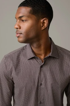 Strellson Hemden-Flex Cross Hemd Stan, gemustert