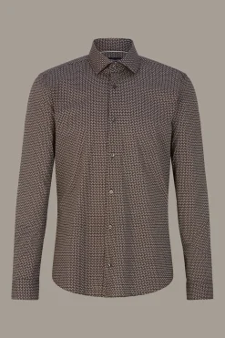 Strellson Hemden-Flex Cross Hemd Stan, gemustert