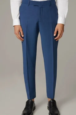 Strellson Hosen-Flex Cross Hose Max, blau meliert