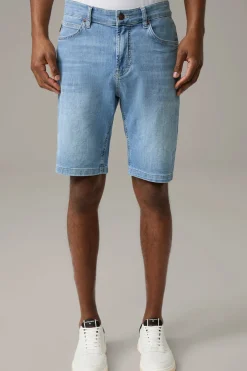 Strellson Jeans-Flex Cross Jeans-Shorts Roby, hellblau