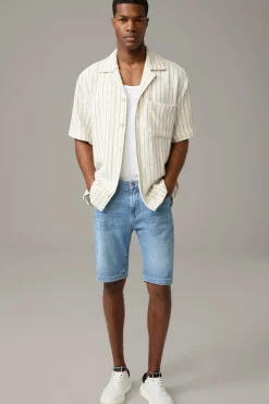 Strellson Jeans-Flex Cross Jeans-Shorts Roby, hellblau