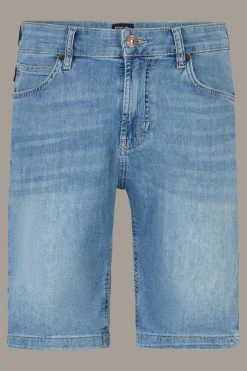 Strellson Jeans-Flex Cross Jeans-Shorts Roby, hellblau