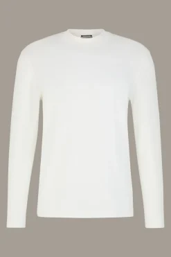 Strellson Tshirts & Sweats-Flex Cross Longsleeve Pepe, offwhite