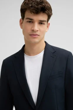 Strellson Sakkos-Flex Cross Sakko Acon, dunkelblau