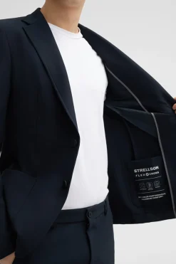 Strellson Sakkos-Flex Cross Sakko Acon, dunkelblau