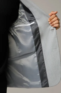 Strellson Sakkos-Flex Cross Sakko Arndt, hellgrau strukturiert