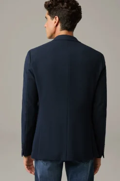 Strellson Sakkos-Flex Cross Sakko Arndt, navy strukturiert