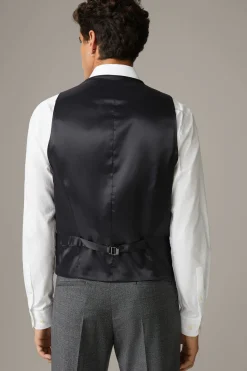 Strellson Sakkos-Flex Cross Weste Ves, anthrazit meliert