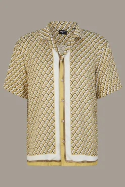 Strellson Hemden-Hemd Carlo, gelb gemustert